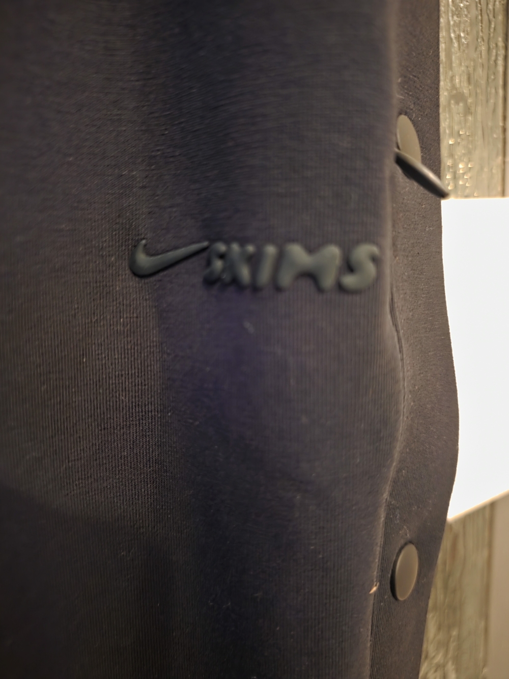 Black NiKEskims  Snap-Button Sweatpants - Picture 4 of 5